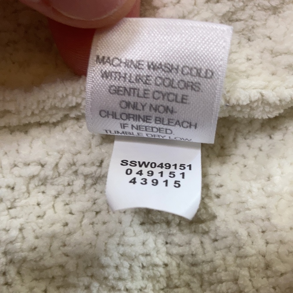 J.Jill Ivory Chenille Cable Knit Sweater Top Large - Picture 9 of 9